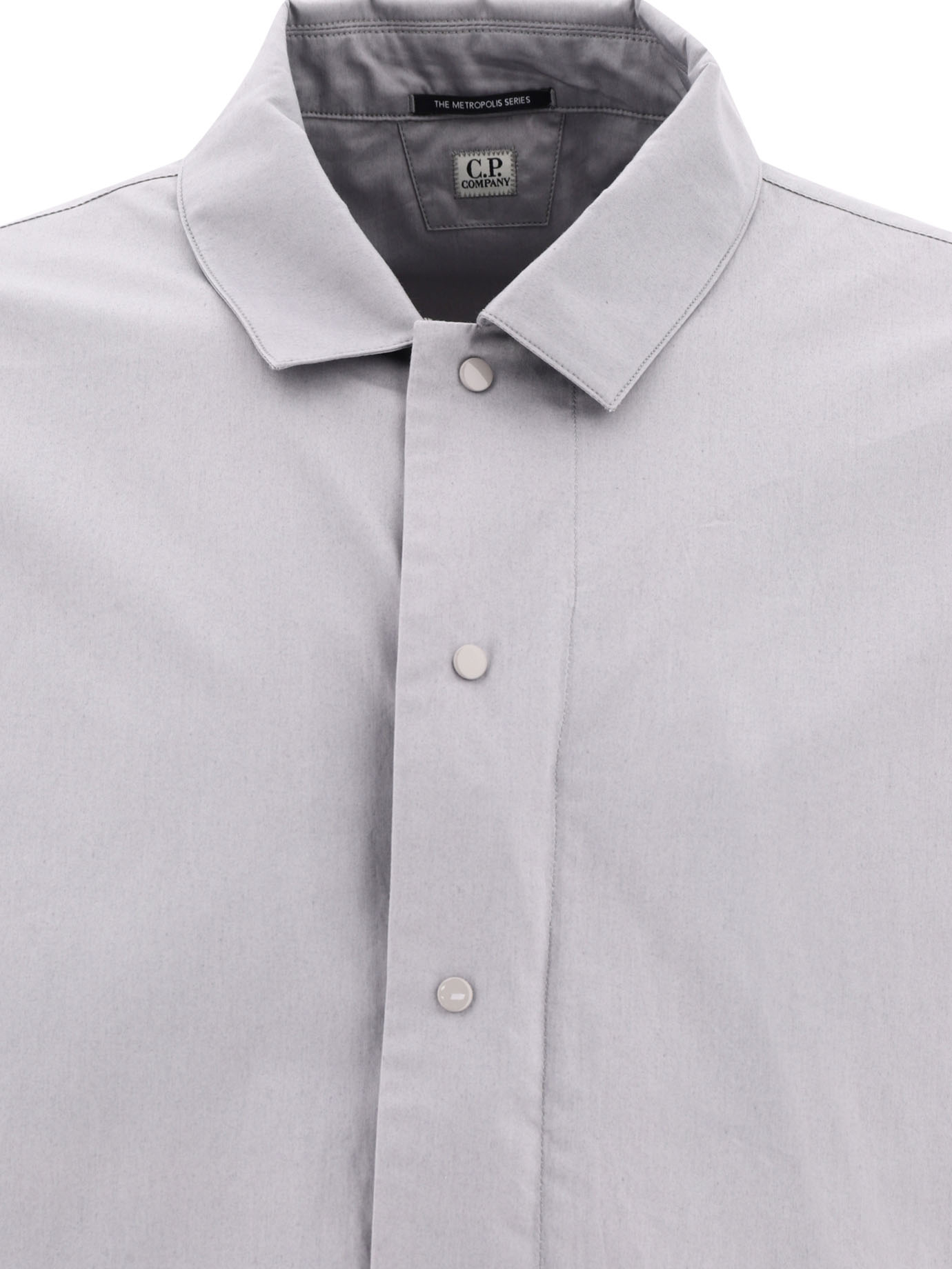 C.P. COMPANY Grey Gabardine shirt